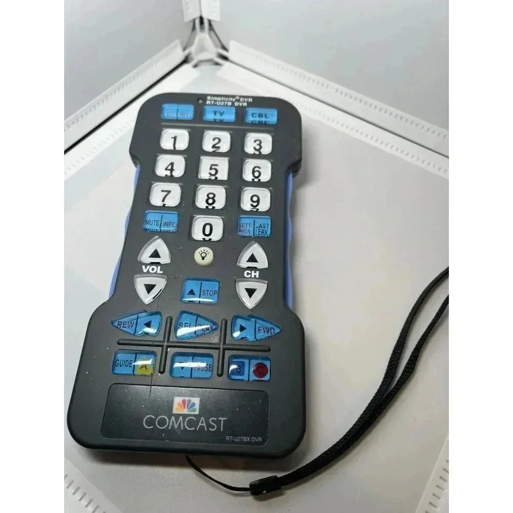 Replacement Remote Control RT-U27B Big Button Compatible Comcast - Picture 2 of 5